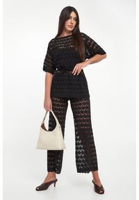 Twinset U&B - Sweter damski ażurowy TWINSET U&B. Wzór: ażurowy #4