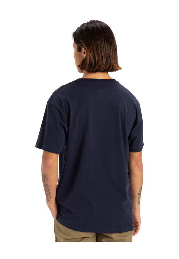 Quiksilver - Koszulka z krótkim rękawem dla Mężczyzn FINELINE Czarny. Kolor: niebieski. Materiał: materiał, bawełna. Długość rękawa: krótki rękaw. Długość: krótkie