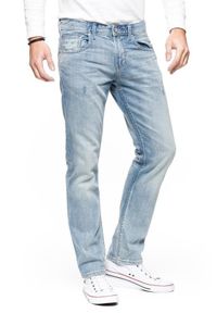 Tom Tailor - TOM TAILOR SPODNIE MĘSKIE AEDAN SLIM BLUE SUMMER DENIM 6203105.45.12 COL. 1092. Stan: obniżony