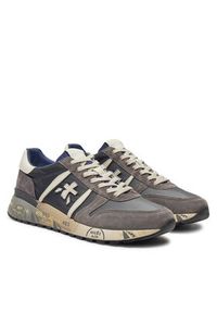 Premiata Sneakersy Lander 6906 Szary. Kolor: szary. Materiał: materiał