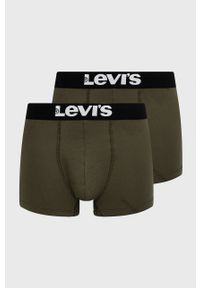 Levi's® - Levi's bokserki (2-pack) męskie kolor zielony. Kolor: zielony