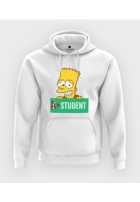 MegaKoszulki - Bluza z kapturem Bart Simpson. Typ kołnierza: kaptur #1