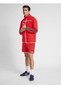 Kurtka Hummel hmlAuthentic Training Jacket czerwona. Kolor: czerwony, wielokolorowy, różowy. Materiał: poliester. Sport: fitness