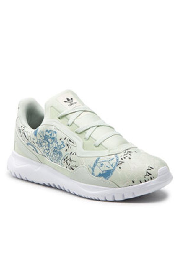 Adidas - adidas Sneakersy Originals Flex J GX9245 Zielony. Kolor: zielony. Materiał: materiał