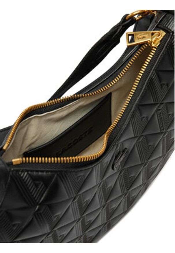 Lacoste Torebka NF4710MH Czarny. Kolor: czarny. Materiał: skórzane