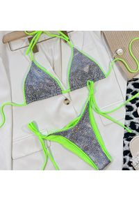 Intica - Bikini plażowe szybkoschnące błyszczące Ludgarda. Kolor: wielokolorowy. Materiał: tkanina, materiał #1