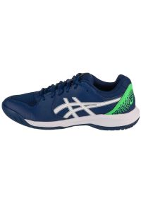 Buty do tenisa Asics Gel-Dedicate 8 1041A408-401 granatowe. Zapięcie: sznurówki. Kolor: niebieski. Materiał: materiał, tkanina, syntetyk, guma. Szerokość cholewki: normalna. Sport: tenis #4