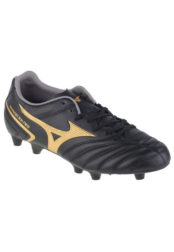 Buty Mizuno Monarcida Neo Ii Fg M P1GA232550 czarne. Kolor: czarny. Materiał: guma. Sport: piłka nożna