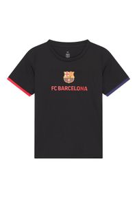 Koszulka piłkarska dla dzieci FC Barcelona. Kolor: czarny. Sport: piłka nożna