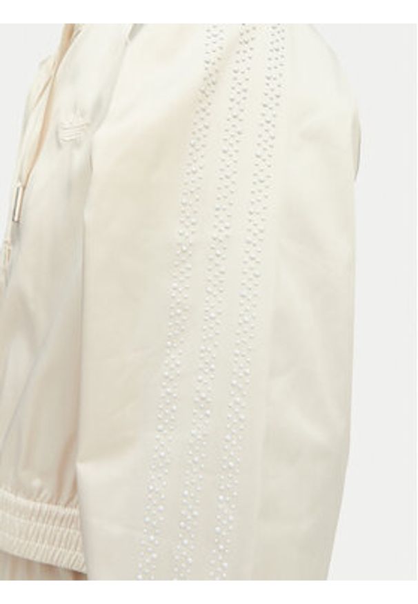 Adidas - adidas Bluza KE3391 Écru Oversize. Kolor: kremowy. Materiał: syntetyk