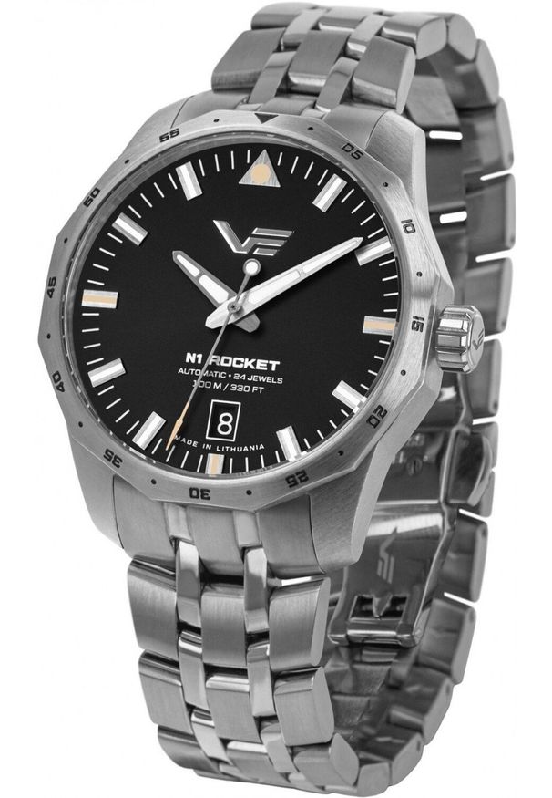 Zegarek męski Vostok Europe NH35A-125A747B srebrny. Kolor: srebrny