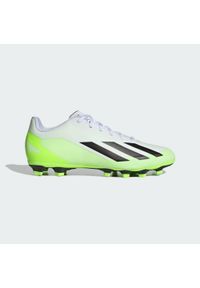 Buty do piłki nożnej męskie Adidas X Crazyfast.4 FxG. Kolor: biały, czarny, żółty, wielokolorowy #1