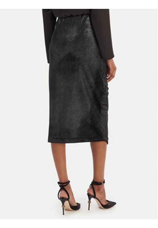 Rinascimento Spódnica midi CFC0126525003 Czarny Slim Fit. Kolor: czarny. Materiał: syntetyk