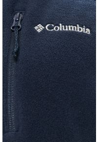 columbia - Columbia Bluza męska kolor granatowy gładka 1420421-013. Okazja: na co dzień. Kolor: niebieski. Wzór: gładki. Styl: casual #3