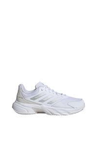 Adidas - Buty Courtjam Control 3 Clay Tennis. Kolor: biały, szary, wielokolorowy. Sport: tenis