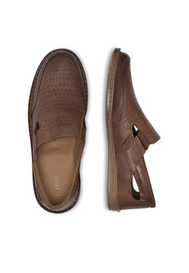 Lasocki Półbuty POLLON-01 MI18 Brązowy. Kolor: brązowy. Materiał: skóra