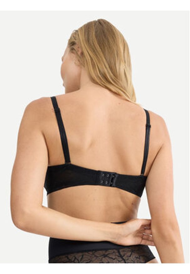 Triumph Biustonosz balkonetka Comfort Contour 10226400 Czarny. Kolor: czarny. Materiał: syntetyk