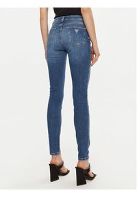 Guess Jeansy W4BAJ3 D592C Niebieski Skinny Fit. Kolor: niebieski