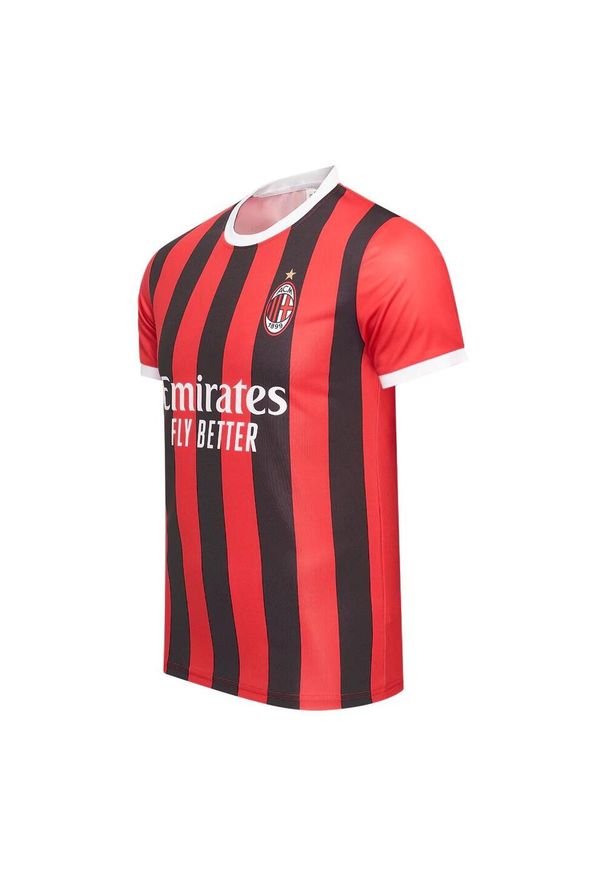 AC MILAN - Koszulka domowa AC Milan - rozmiar S. Kolor: wielokolorowy, czarny, czerwony. Sport: piłka nożna