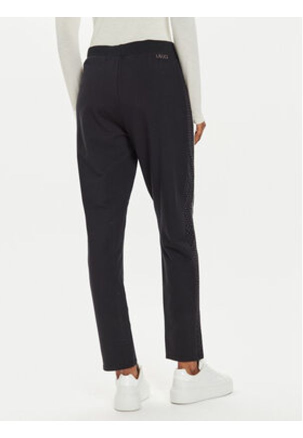 Liu Jo Sport Spodnie dresowe TF4271 FS576 Granatowy Regular Fit. Kolor: niebieski. Materiał: wiskoza