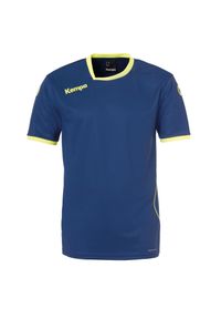 KEMPA - Koszulka dziecięca Kempa Curve. Kolor: wielokolorowy, niebieski, żółty. Materiał: materiał. Sport: fitness #1
