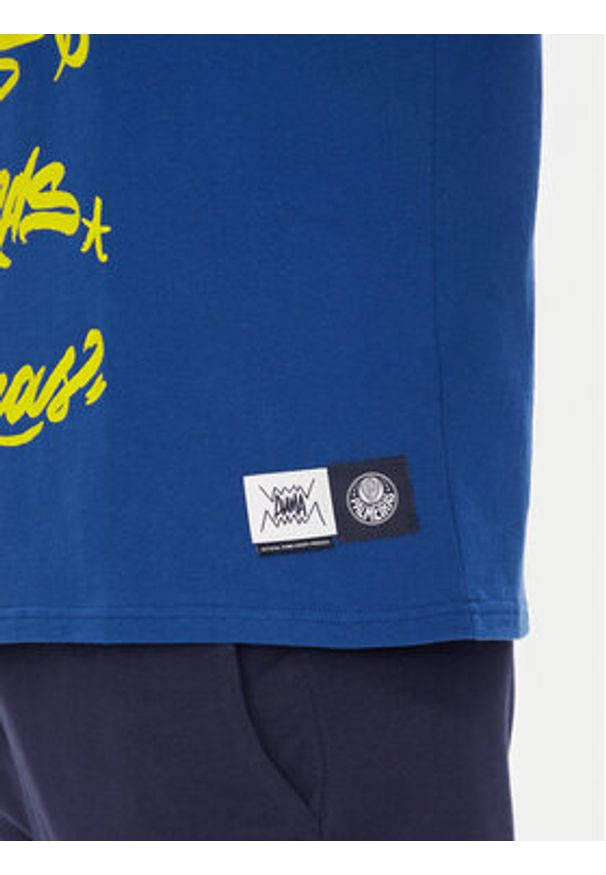 Puma T-Shirt CWC Hoops x Palmeiras 631704 Niebieski Regular Fit. Kolor: niebieski. Materiał: bawełna