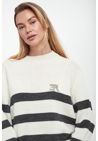 Ermanno Firenze - Sweter damski wełniany ERMANNO FIRENZE. Materiał: wełna