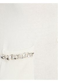 ViCOLO Kardigan 77107B Écru Relaxed Fit. Kolor: kremowy. Materiał: bawełna #4