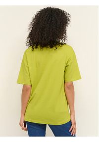 Kaffe T-Shirt Julia 10507171 Zielony Loose Fit. Kolor: zielony. Materiał: bawełna