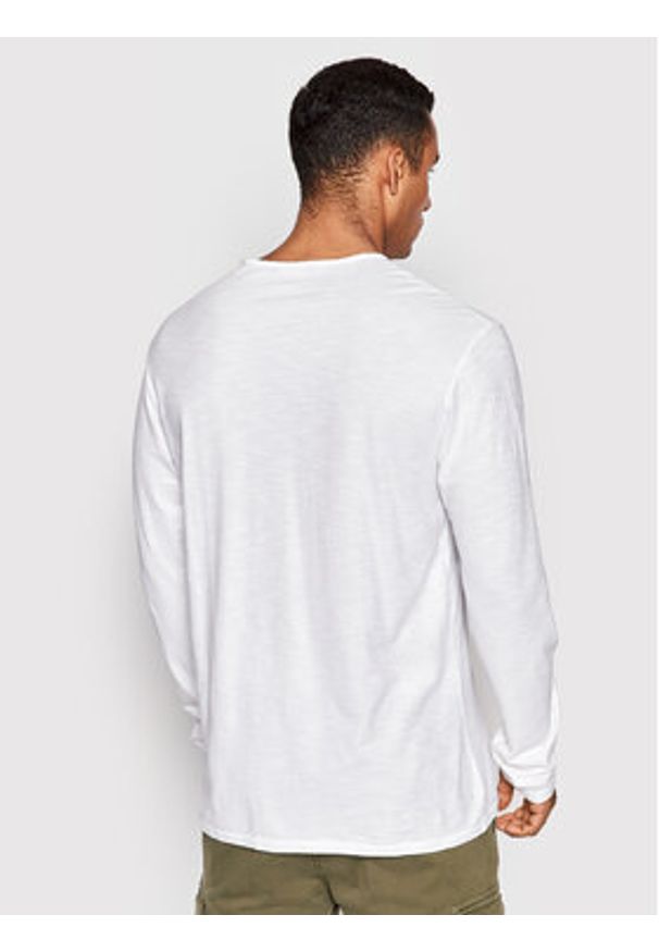 United Colors of Benetton - United Colors Of Benetton Longsleeve 3JE1J19A9 Biały Relaxed Fit. Kolor: biały. Materiał: bawełna. Długość rękawa: długi rękaw