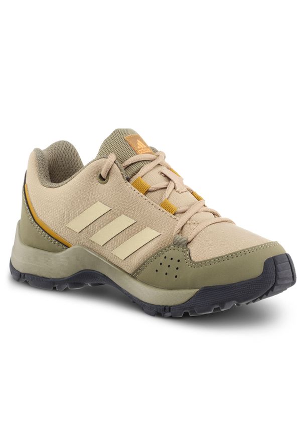 Buty turystyczne dla dzieci Adidas Hyperhiker Low. Kolor: beżowy. Materiał: kauczuk, syntetyk, materiał, tkanina. Szerokość cholewki: normalna