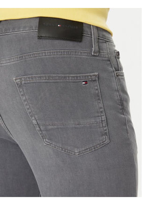 TOMMY HILFIGER - Tommy Hilfiger Jeansy Bleecker MW0MW38828 Szary Slim Fit. Kolor: szary