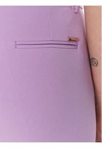 Liu Jo Spodnie materiałowe MF3229 T7896 Fioletowy Regular Fit. Kolor: fioletowy. Materiał: materiał, syntetyk #5