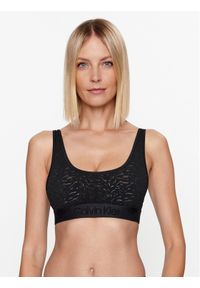 Calvin Klein Underwear Biustonosz top 000QF7340E Czarny. Kolor: czarny. Materiał: syntetyk #1