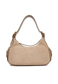 Pinko - PINKO Torebka Cargo Bag Classic PE 25 PLTT 102794 A29N Beżowy. Kolor: beżowy. Materiał: skórzane, zamszowe #3
