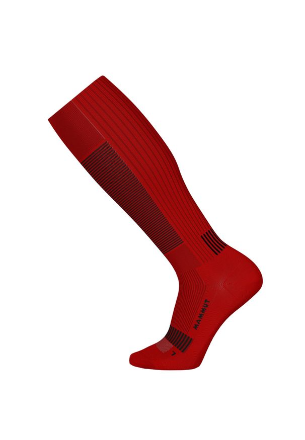 Mammut - Mountaineering Compression Knee Socks. Kolor: czerwony