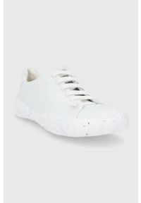 Camper buty skórzane Peu Stadium kolor biały. Nosek buta: okrągły. Kolor: biały. Materiał: skóra. Obcas: na obcasie. Wysokość obcasa: niski #2