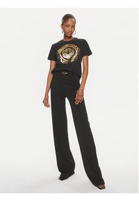 Just Cavalli T-Shirt 76PAHG12 Czarny Regular Fit. Kolor: czarny. Materiał: bawełna #2