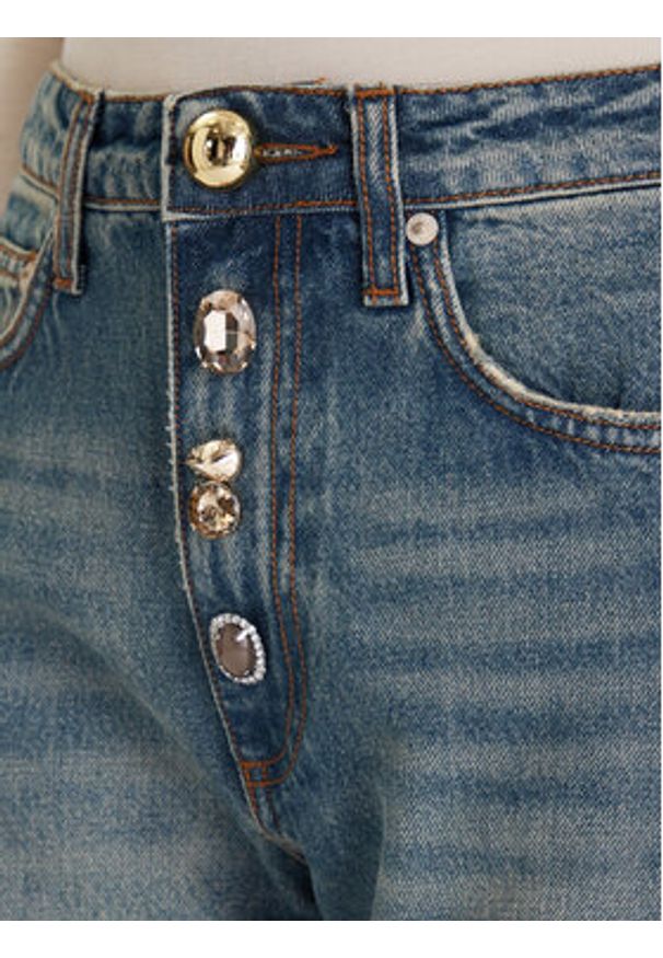 ViCOLO Jeansy DF5048 Niebieski Regular Fit. Kolor: niebieski