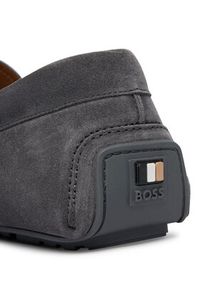 BOSS Mokasyny Noel 50541750 Szary. Kolor: szary. Materiał: zamsz, skóra #6