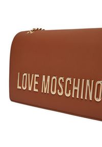 Love Moschino - LOVE MOSCHINO Torebka JC4192PP1LKD0208 Brązowy. Kolor: brązowy. Materiał: skórzane #4