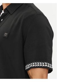 Hugo Koszula 50514168 Czarny Relaxed Fit. Kolor: czarny. Materiał: wiskoza