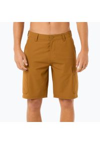 RIPCURL - Spodenki męskie Rip Curl Boardwalk Classic Surf Cargo. Kolor: brązowy