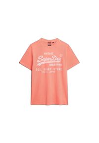 Koszulka Superdry Vl Neon. Kolor: czerwony #1