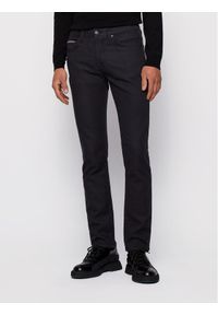 BOSS - Boss Spodnie materiałowe Delaware3-1-20+ 50435156 Czarny Slim Fit. Kolor: czarny. Materiał: bawełna