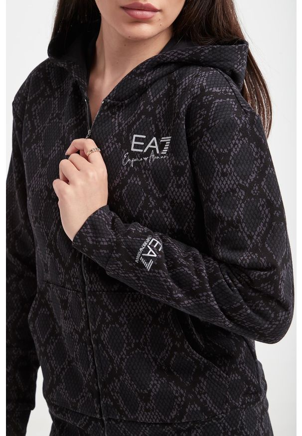 EA7 Emporio Armani - Bluza damska z kapturem EA7 EMPORIO ARMANI. Typ kołnierza: kaptur