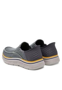 skechers - Skechers Półbuty Remaxed-Fenick 204839/CHAR Szary. Kolor: szary. Materiał: materiał #5