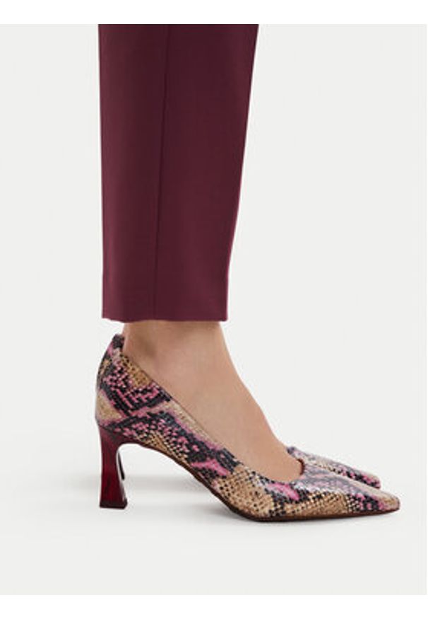 Hispanitas Czółenka HV264677 C001 Kolorowy. Materiał: skóra. Wzór: kolorowy