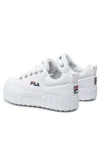 Fila Sneakersy Sandblast Kids FFK0038.10004 Biały. Kolor: biały. Materiał: skóra