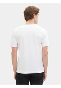 Tom Tailor Komplet 2 t-shirtów 1037738 Biały Regular Fit. Kolor: biały. Materiał: bawełna #4
